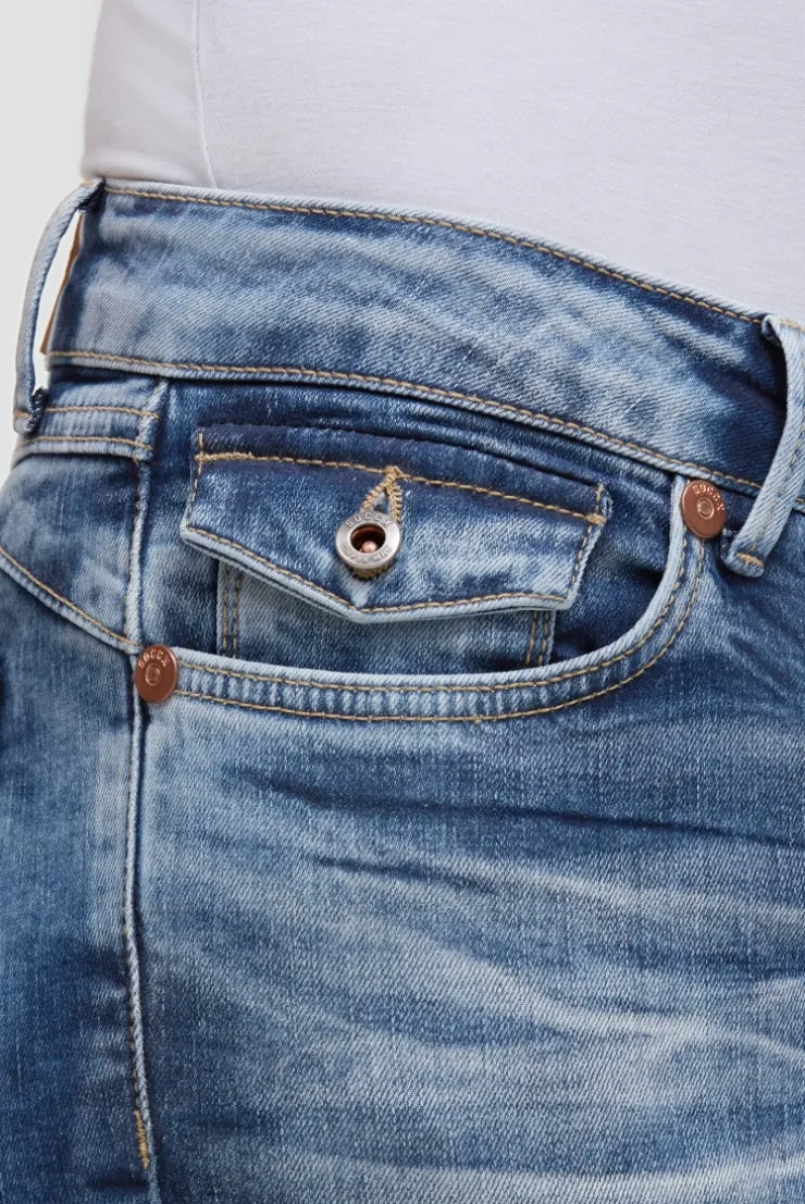 Capri Jeans MI:LO Slim Fit distressed vintage blue