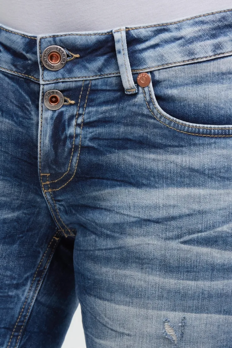 Capri Jeans MI:LO Slim Fit distressed vintage blue