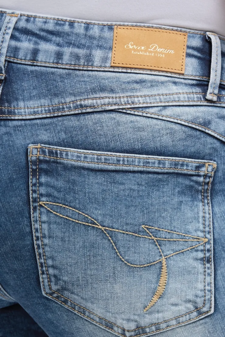 Capri Jeans MI:LO Slim Fit distressed vintage blue