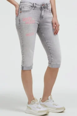 Capri Jeans RO:MY Regular Fit light grey printed jogg