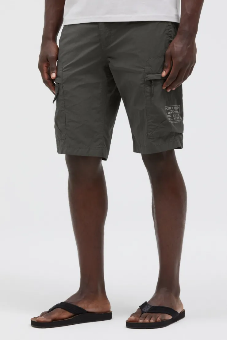 Cargo Shorts aus Ripstop-Nylon pure anthra