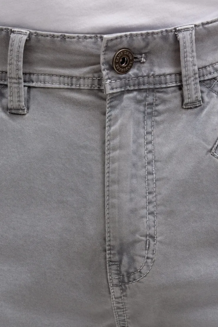 Cargo Shorts mit 3D-Logo-Stickerei grey blue | S
