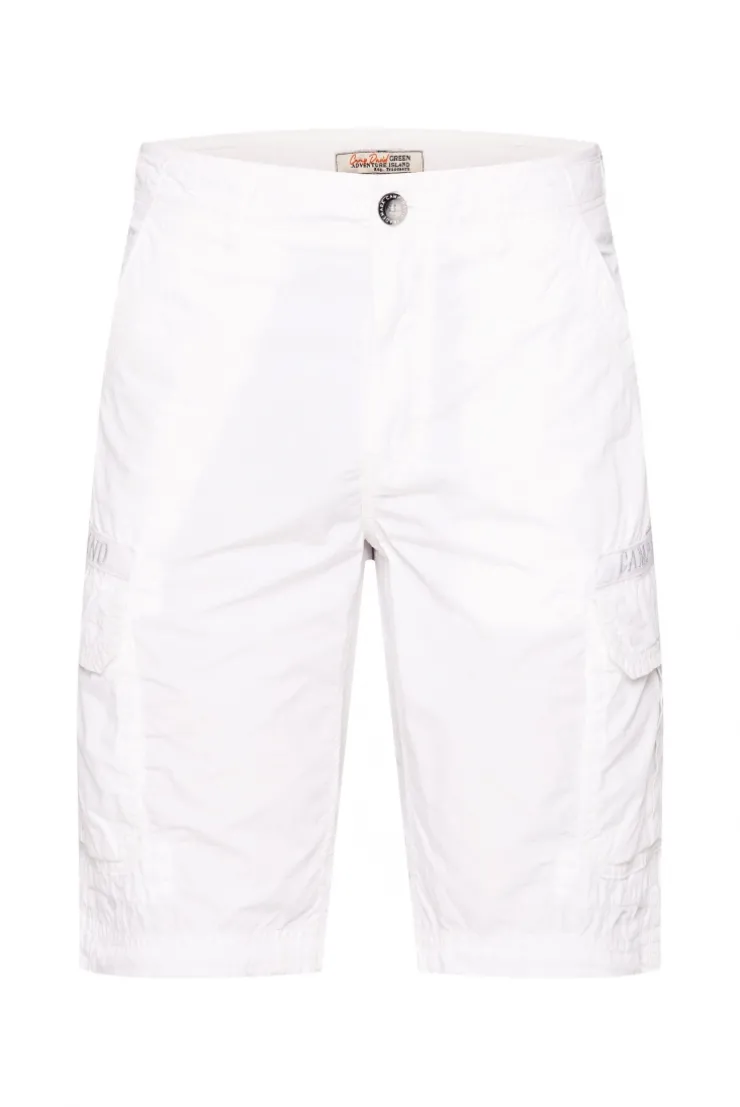 Cargo Shorts mit Logo-Tapes opticwhite