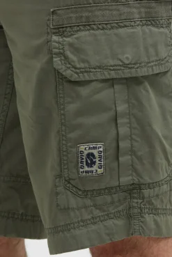Cargo Shorts mit tonigen Tapes green olive
