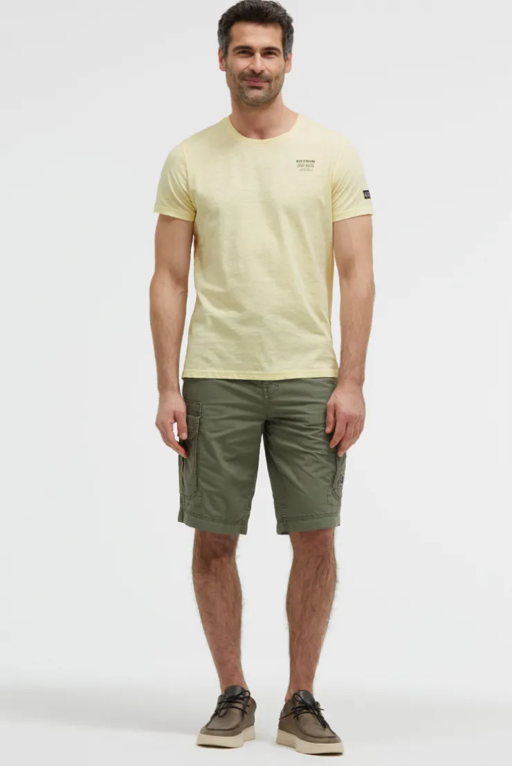 Cargo Shorts mit tonigen Tapes green olive