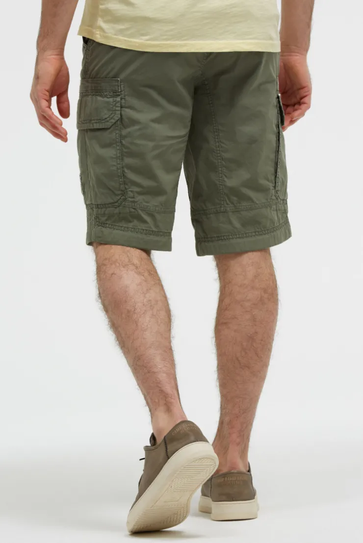 Cargo Shorts mit tonigen Tapes green olive