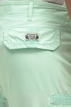 Cargo Shorts mit tonigen Tapes light mint