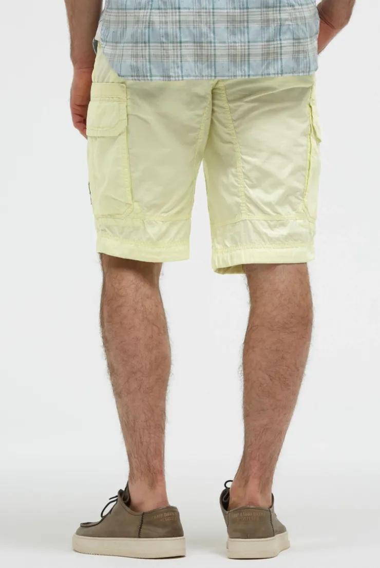 Cargo Shorts mit tonigen Tapes lemon juice