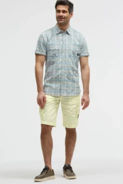 Cargo Shorts mit tonigen Tapes lemon juice