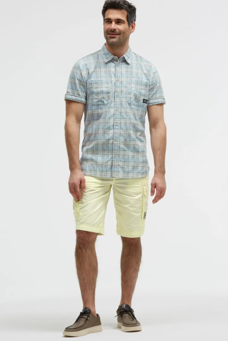 Cargo Shorts mit tonigen Tapes lemon juice