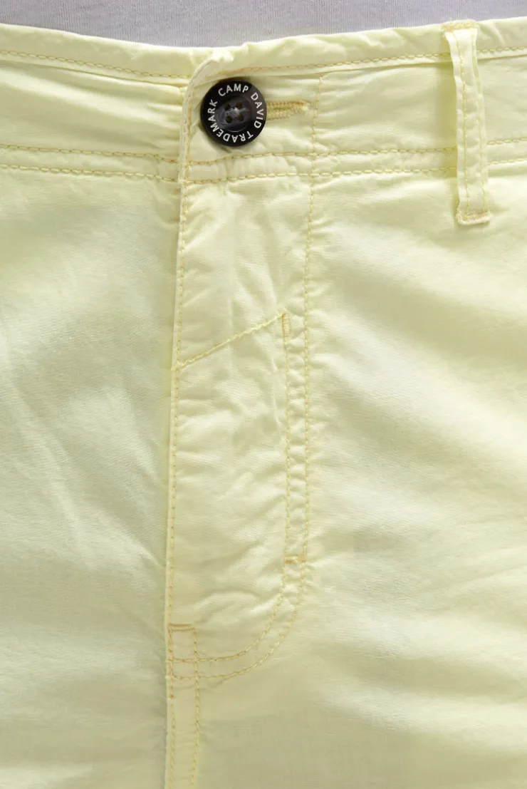 Cargo Shorts mit tonigen Tapes lemon juice