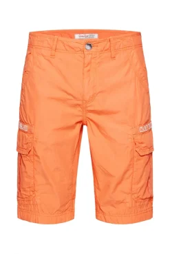 Cargo Shorts mit tonigen Tapes und Stickereien sunstone