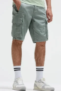 Cargo Shorts mit Wasch-Effekten dusty green
