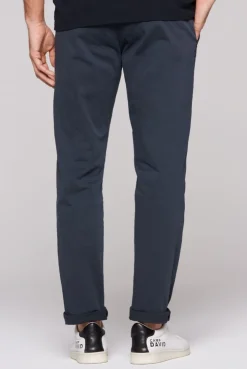 Chinohose aus Twill blue navy | S