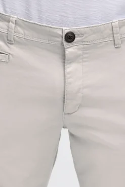 Chinohose aus Twill french grey