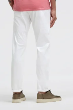Chinohose aus Twill opticwhite