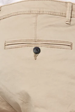 Chinohose aus Twill tan