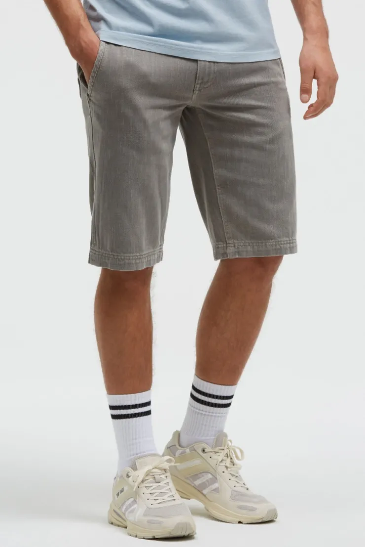 Chino Shorts mit Used-Waschung rock ridge