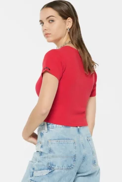 CLE-O Cropped Rib Cardigan glory
