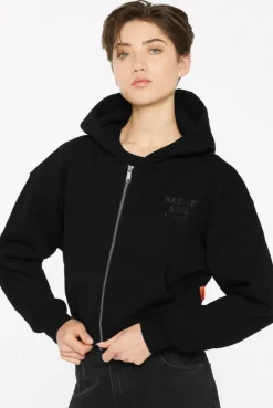 DAR-LA Hoodie Jacket cropped black