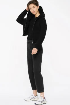 DAR-LA Hoodie Jacket cropped black