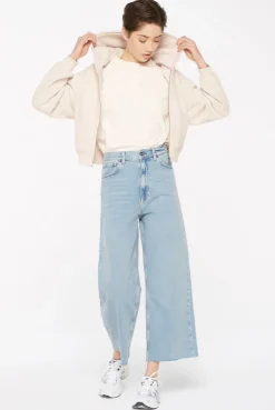 DAR-LA Hoodie Jacket cropped ecru
