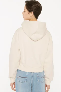 DAR-LA Hoodie Jacket cropped ecru