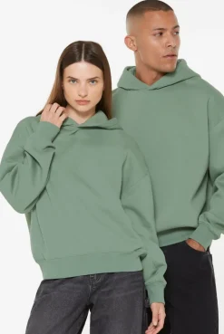 ELY-AS Hoodie Oversized Unisex jade green