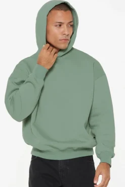 ELY-AS Hoodie Oversized Unisex jade green