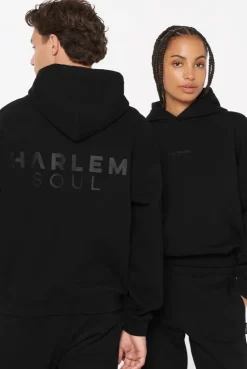ELY-AS Hoodie Unisex mit Backprint black