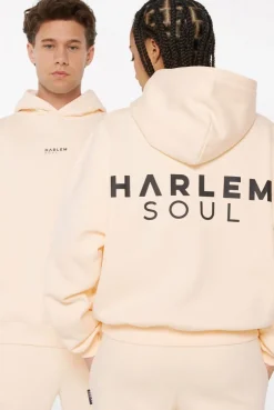 ELY-AS Hoodie Unisex mit Backprint cream