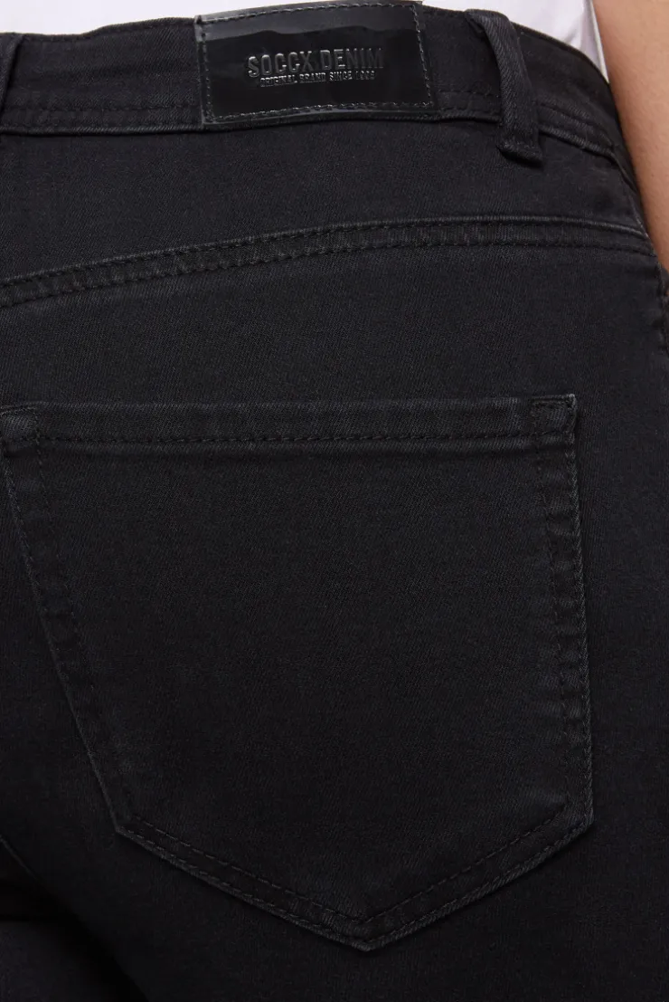 Flared Jeans PA:LA Regular Fit black aged
