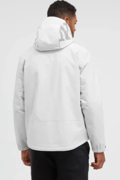 Funktionsjacke mit Kapuze ash