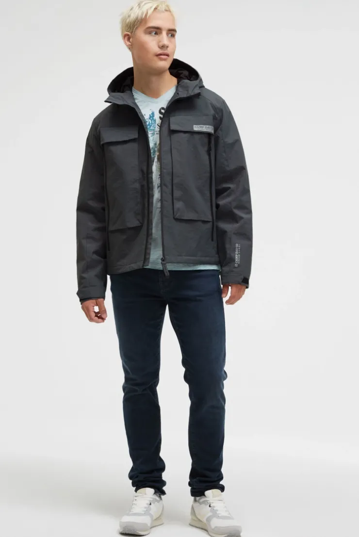 Funktionsjacke mit Kapuze blue shade