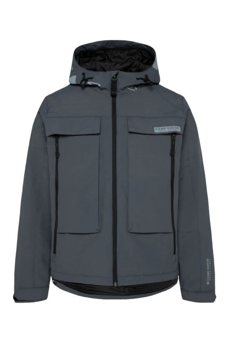 Funktionsjacke mit Kapuze blue shade