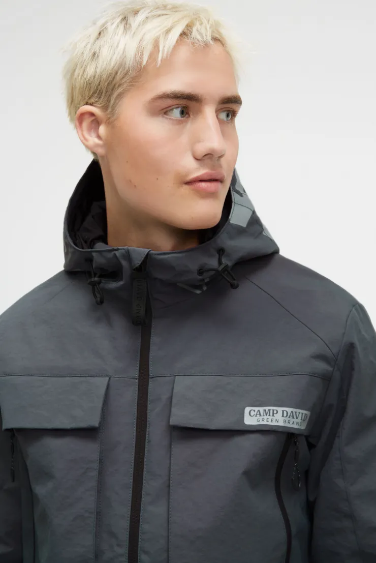 Funktionsjacke mit Kapuze blue shade