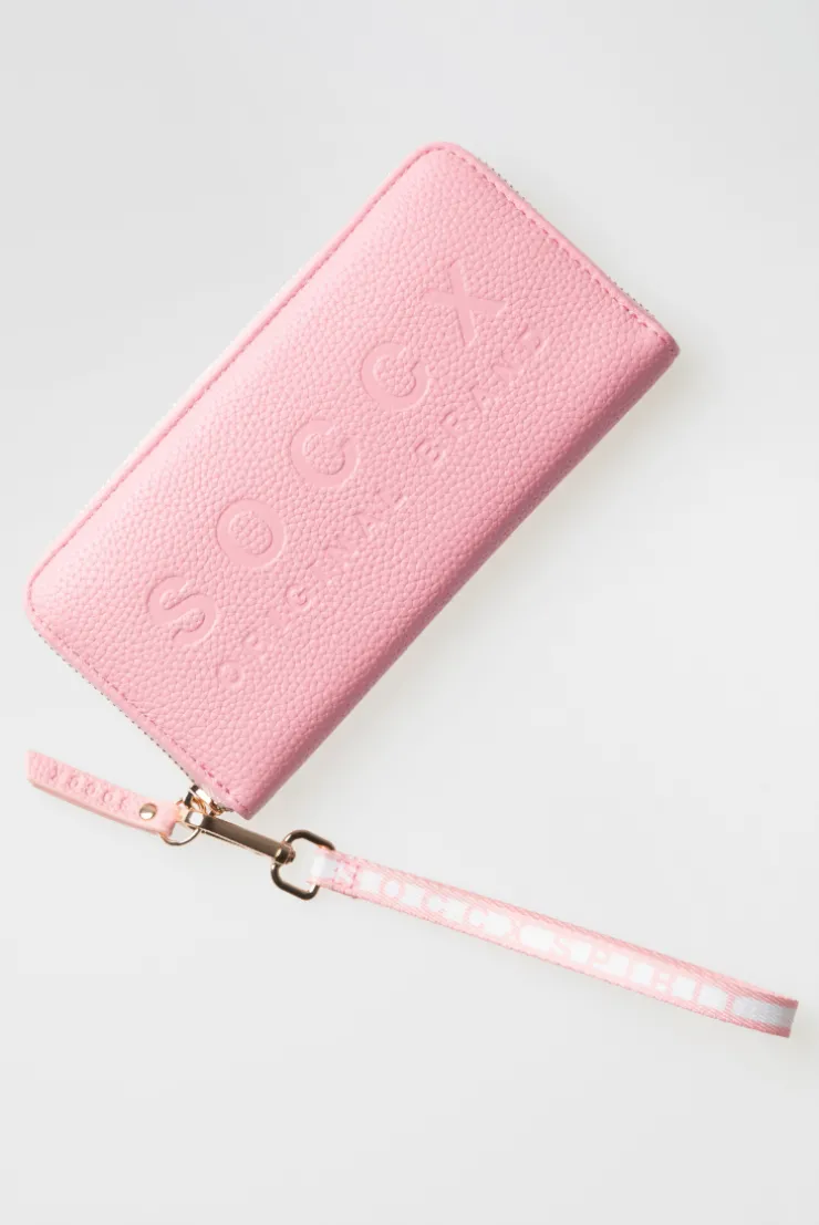 Geldbörse mit Logo-Prägung french rose