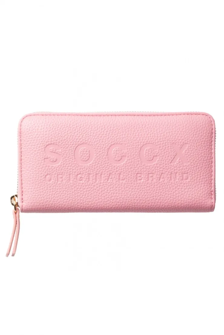 Geldbörse mit Logo-Prägung french rose