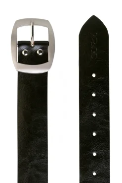Gürtel aus Glattleder black