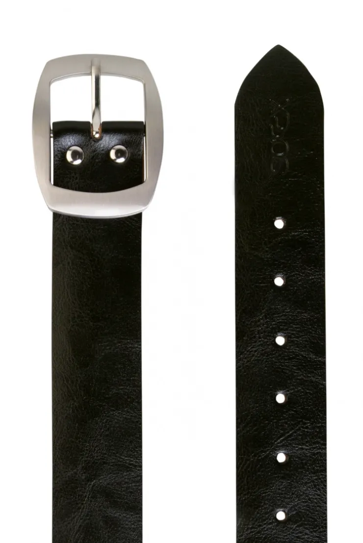 Gürtel aus Glattleder black