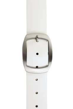 Gürtel aus Glattleder white