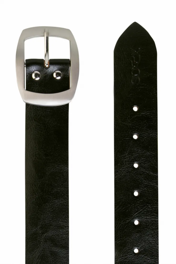 Gürtel aus Leder black | 80