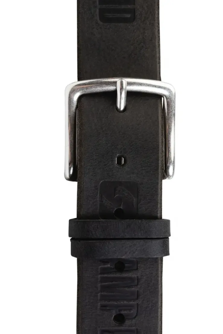 Gürtel mit Used-Optik black | 90