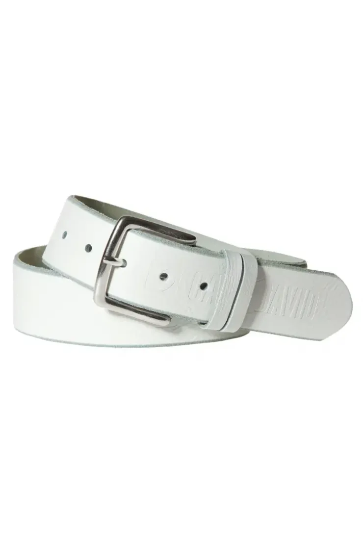 Gürtel mit Used-Optik white