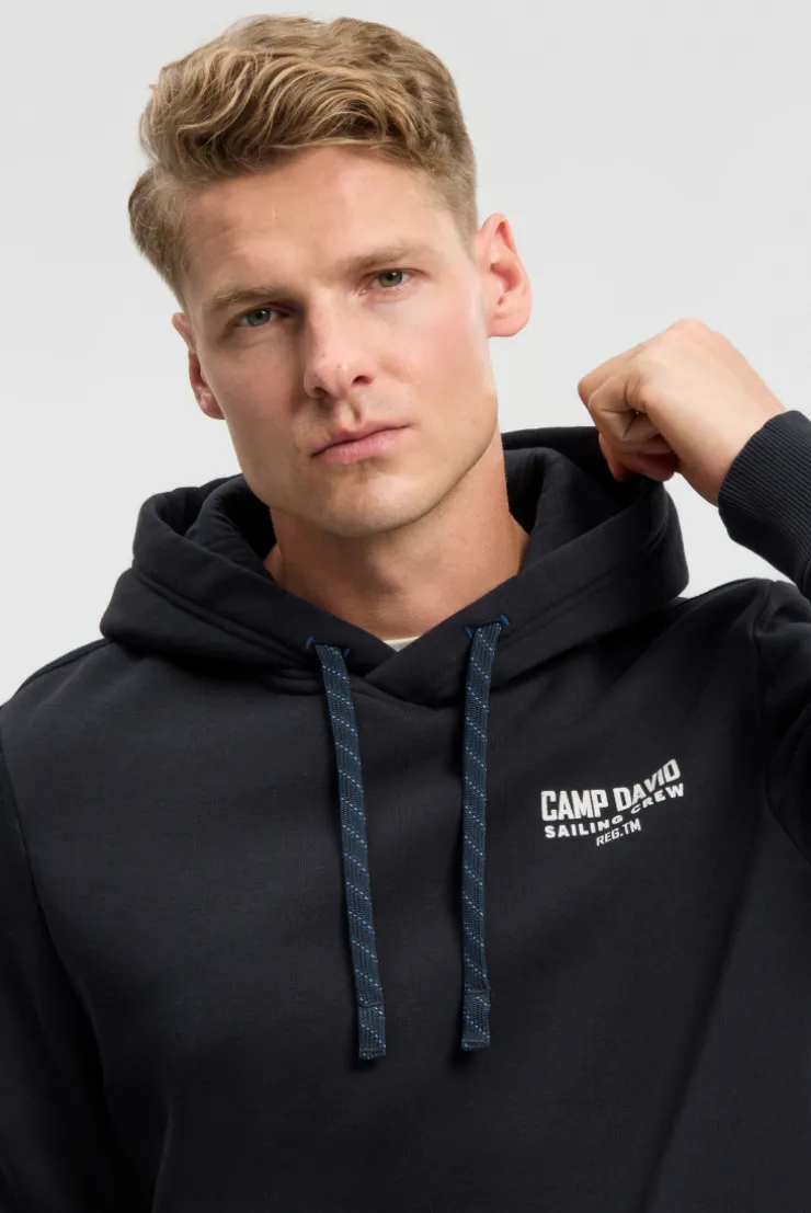 Hoodie mit Rücken-Artwork blue navy