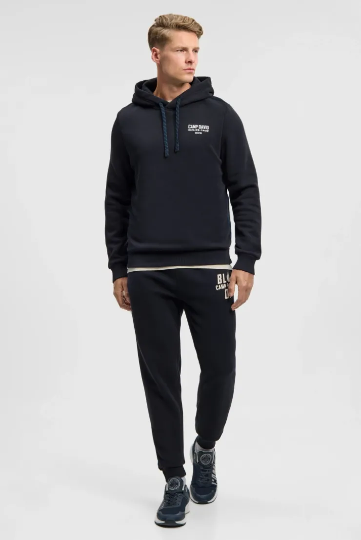 Hoodie mit Rücken-Artwork blue navy