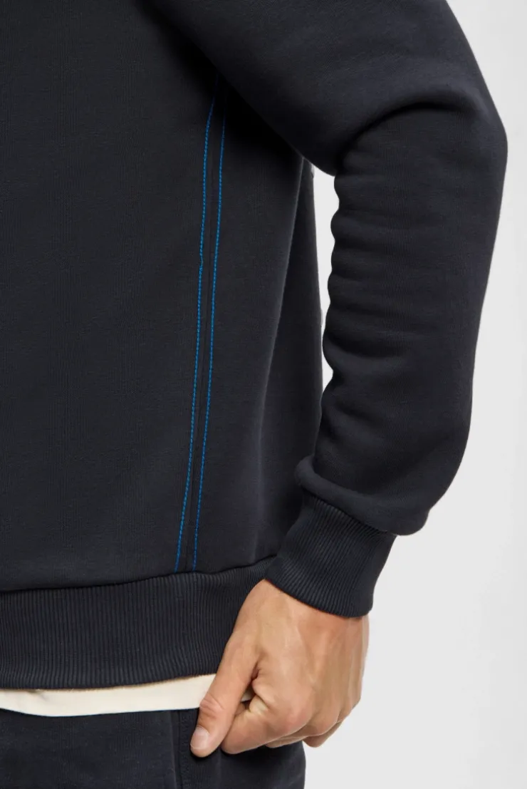 Hoodie mit Rücken-Artwork blue navy