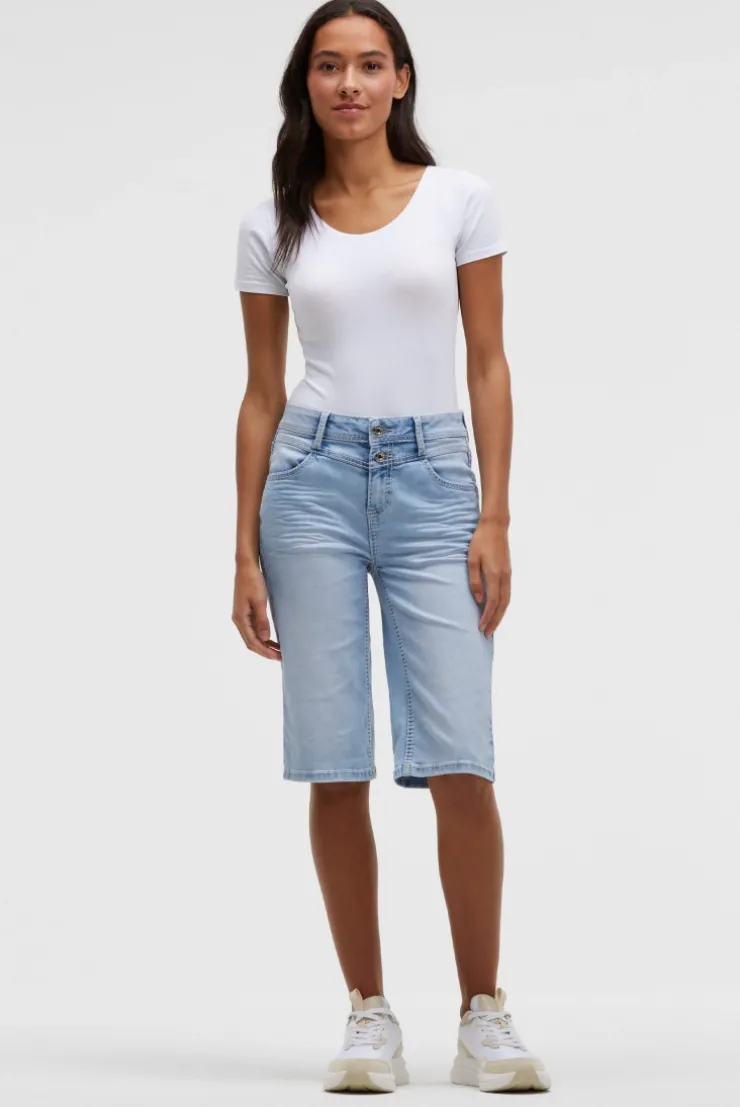 Jeans Bermuda HA:NNI Regular Fit beach blue
