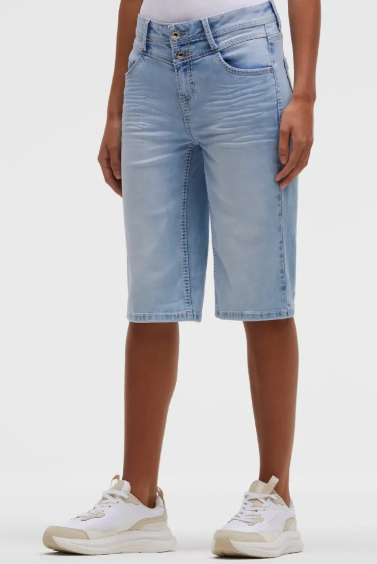 Jeans Bermuda HA:NNI Regular Fit beach blue