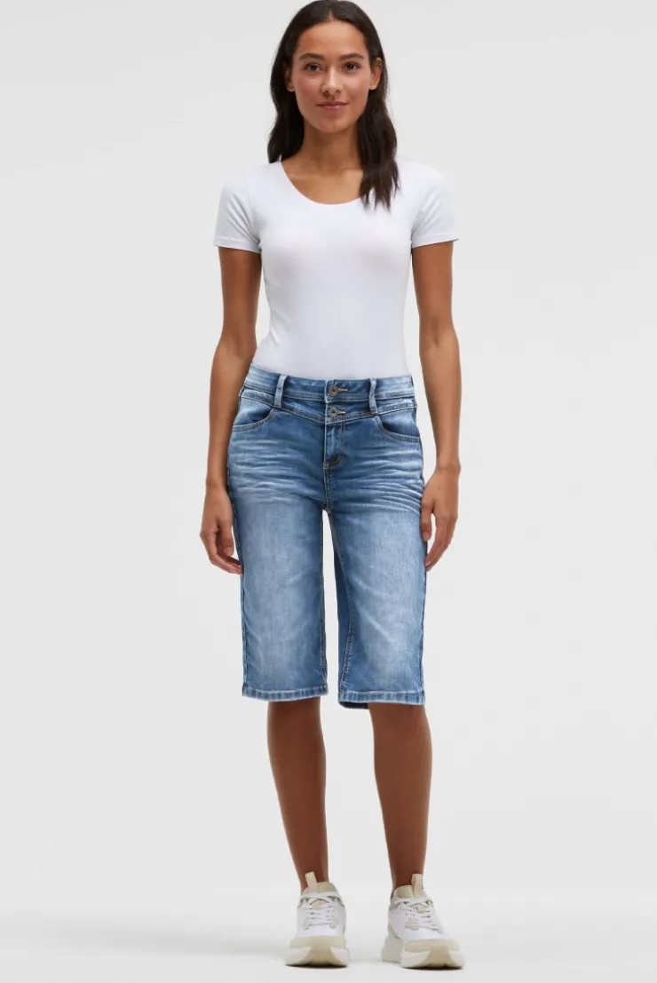 Jeans Bermuda HA:NNI Regular Fit ocean blue